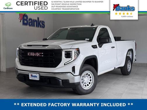 Summit White 2025 GMC Sierra 1500 Pro