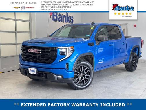 Dynamic Blue Metallic 2023 GMC Sierra 1500 Elevation