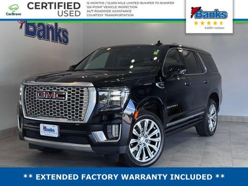 Onyx Black 2022 GMC Yukon Denali