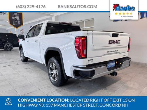 Summit White 2025 GMC Sierra 1500 SLT