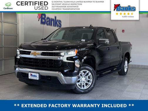 Black 2023 Chevrolet Silverado 1500 LT