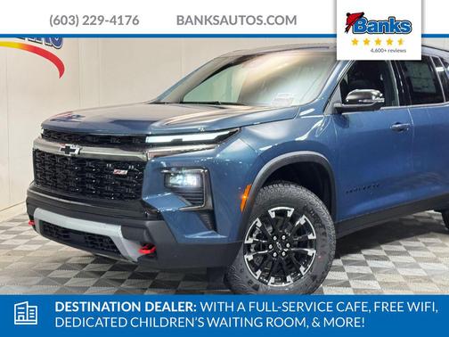 Lakeshore Blue 2026 Chevrolet Traverse AWD Z71
