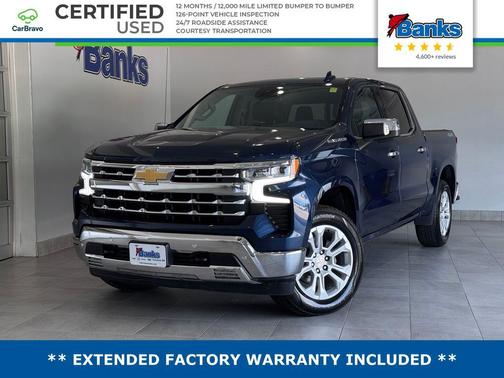 Northsky Blue Metallic 2022 Chevrolet Silverado 1500 LTZ