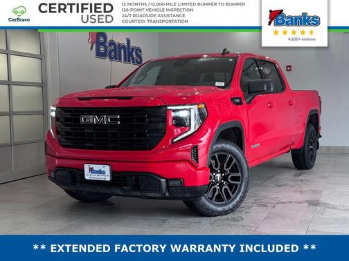 Cardinal Red 2024 GMC Sierra 1500 Elevation