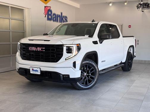 Summit White 2023 GMC Sierra 1500 Elevation