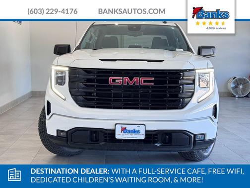 Summit White 2023 GMC Sierra 1500 Elevation