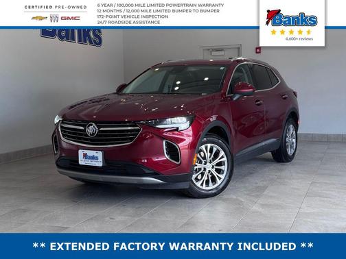 Cinnabar Metallic 2023 Buick Envision Preferred AWD