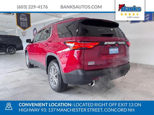 Radiant Red Tintcoat 2023 Chevrolet Traverse LT Leather