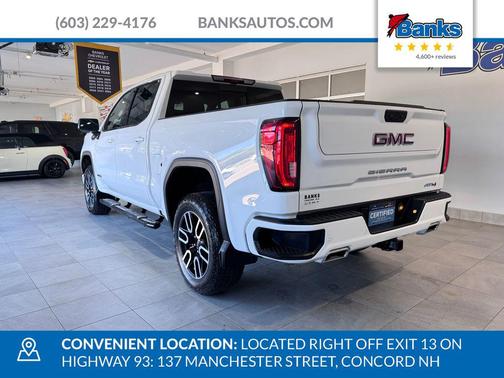 Summit White 2025 GMC Sierra 1500 AT4