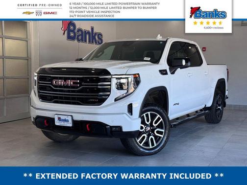 Summit White 2025 GMC Sierra 1500 AT4