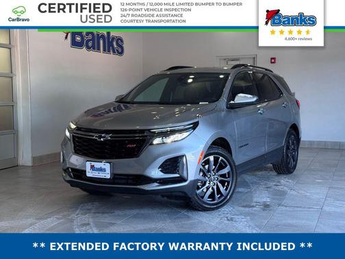 Sterling Gray Metallic 2024 Chevrolet Equinox AWD RS