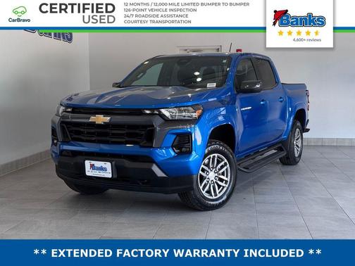 Glacier Blue Metallic 2023 Chevrolet Colorado LT