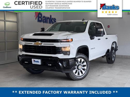 Summit White 2024 Chevrolet Silverado 2500 Custom