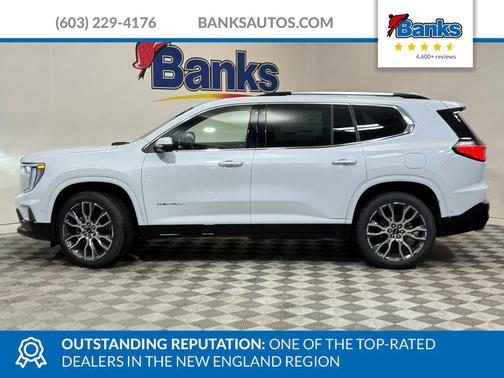 White 2026 GMC Acadia Denali