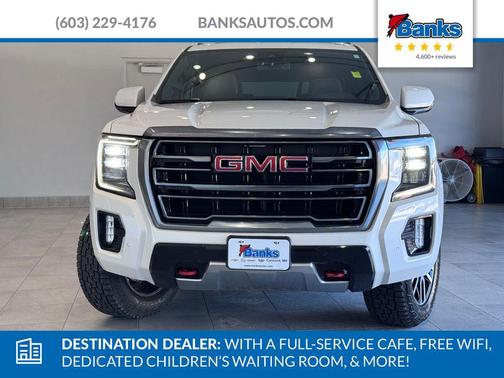 White Frost Tricoat 2024 GMC Yukon 4WD AT4