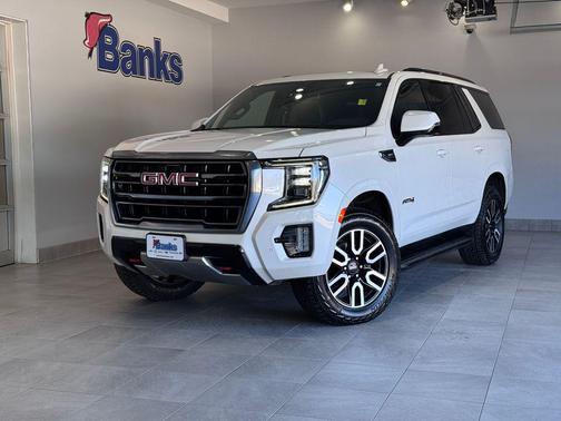 White Frost Tricoat 2024 GMC Yukon 4WD AT4