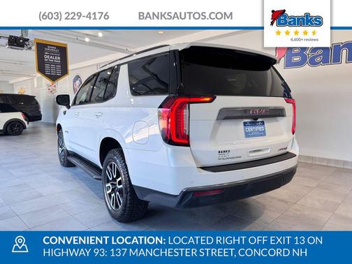 White Frost Tricoat 2024 GMC Yukon 4WD AT4