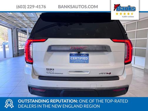 White Frost Tricoat 2024 GMC Yukon 4WD AT4