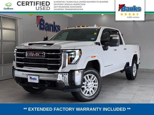 Summit White 2024 GMC Sierra 2500 SLT