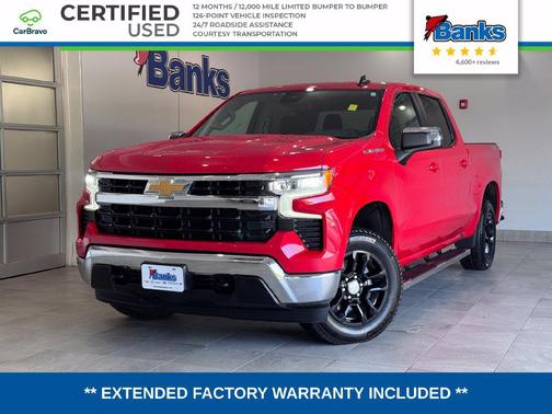 Red Hot 2022 Chevrolet Silverado 1500 LT