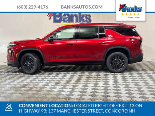 Radiant Red 2026 Chevrolet Traverse LT
