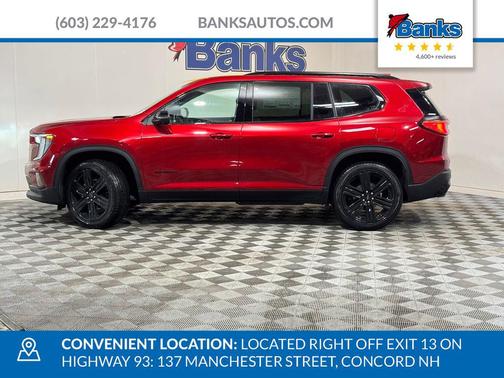 Volcanic Red 2026 GMC Acadia Elevation AWD
