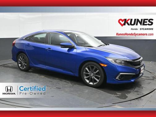 Aegean Blue Metallic 2021 Honda Civic EX