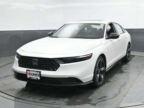 Platinum White Pearl 2026 Honda Accord Hybrid Sport
