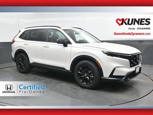 Platinum White Pearl 2026 Honda CR-V Hybrid Sport-L