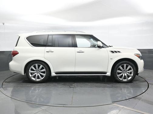 Moonlight White 2014 INFINITI QX80 Base