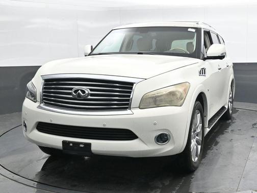 Moonlight White 2014 INFINITI QX80 Base