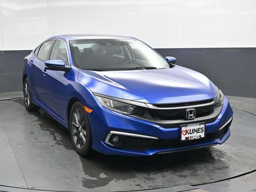 Aegean Blue Metallic 2021 Honda Civic EX