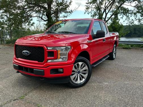 RED 2018 Ford F-150 XL