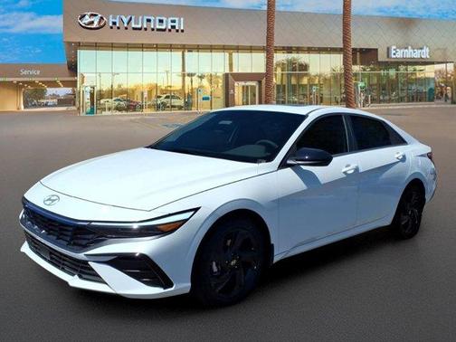 White 2026 Hyundai ELANTRA SEL SPORT PREMIUM