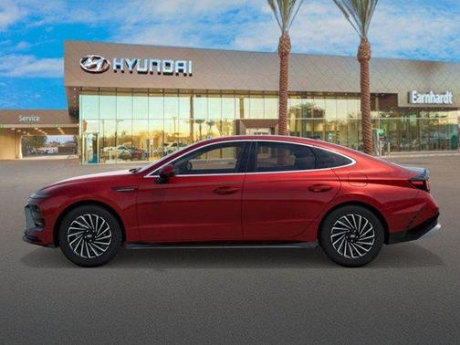 Red 2026 Hyundai SONATA Hybrid Limited