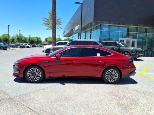 Red 2026 Hyundai SONATA Hybrid Limited
