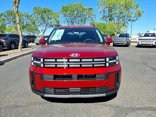 Red 2026 Hyundai SANTA FE HEV SEL