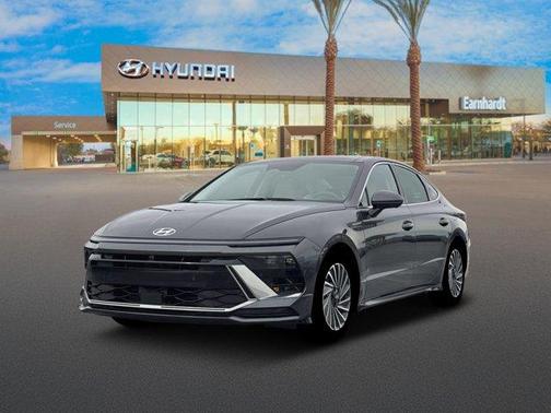 Portofino Gray 2026 Hyundai SONATA Hybrid Limited