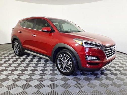 Red Crimson 2021 Hyundai TUCSON Limited