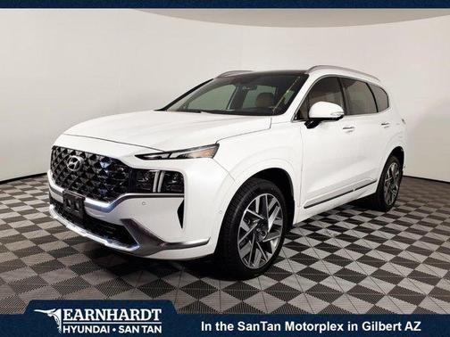 Quartz White 2022 Hyundai SANTA FE Calligraphy