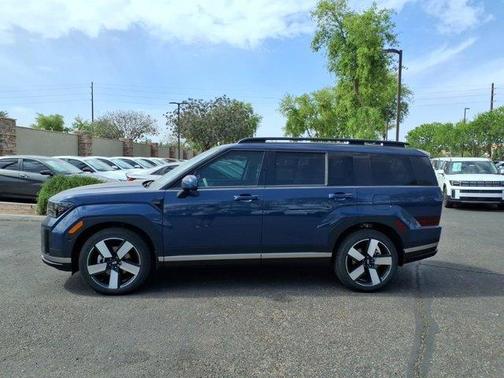 Atlantic Blue 2026 Hyundai SANTA FE HEV Limited