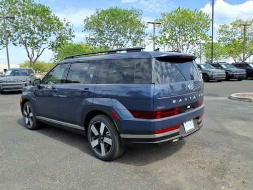 Atlantic Blue 2026 Hyundai SANTA FE HEV Limited