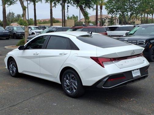 White 2026 Hyundai ELANTRA HEV Blue