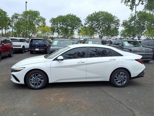 White 2026 Hyundai ELANTRA HEV Blue