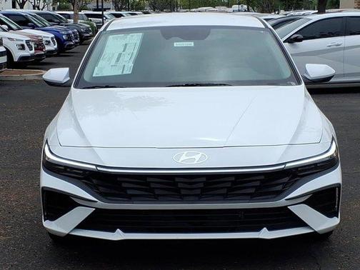 White 2026 Hyundai ELANTRA HEV Blue