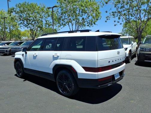 White 2026 Hyundai SANTA FE HEV Calligraphy