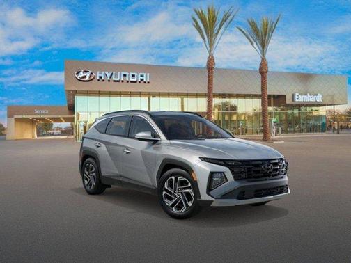 Shimmering Silver 2026 Hyundai TUCSON Hybrid Limited