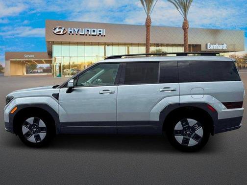 Shimmering Silver 2026 Hyundai SANTA FE HEV SEL