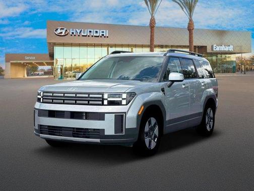 Shimmering Silver 2026 Hyundai SANTA FE HEV SEL