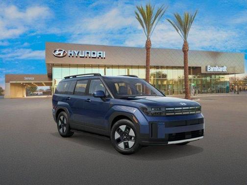 Atlantic Blue 2026 Hyundai SANTA FE HEV SEL